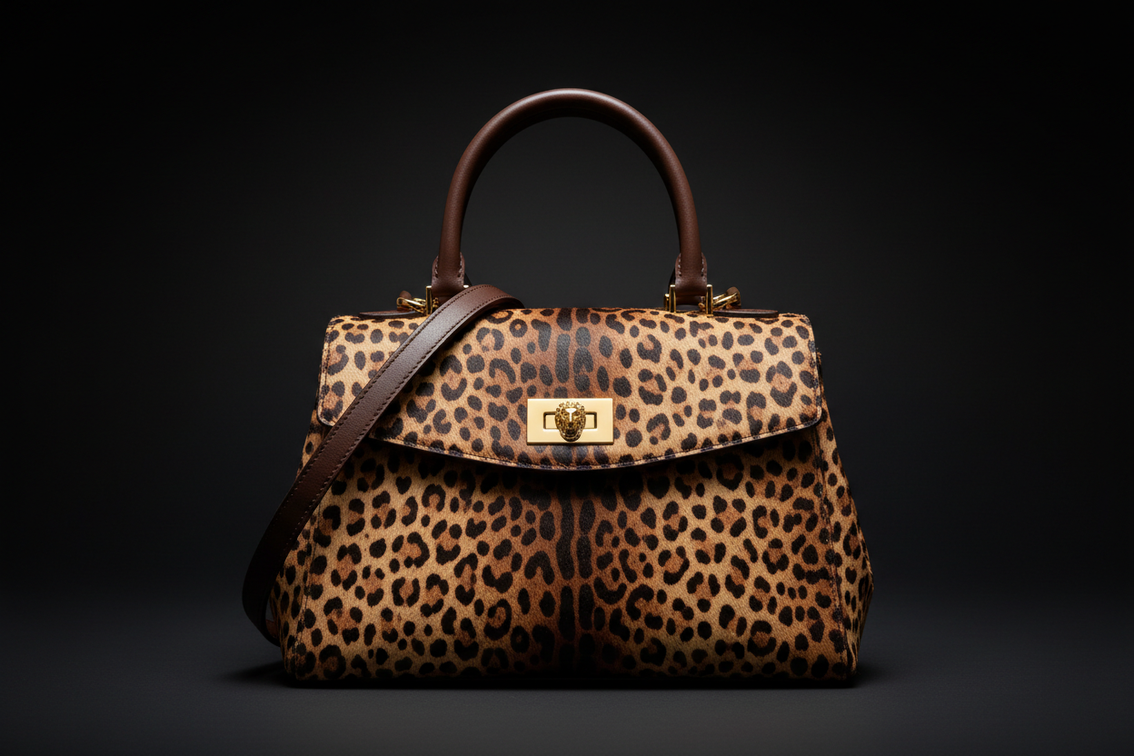 Koyu Arka Planlı Lepoar Çanta Resmi Oluştur